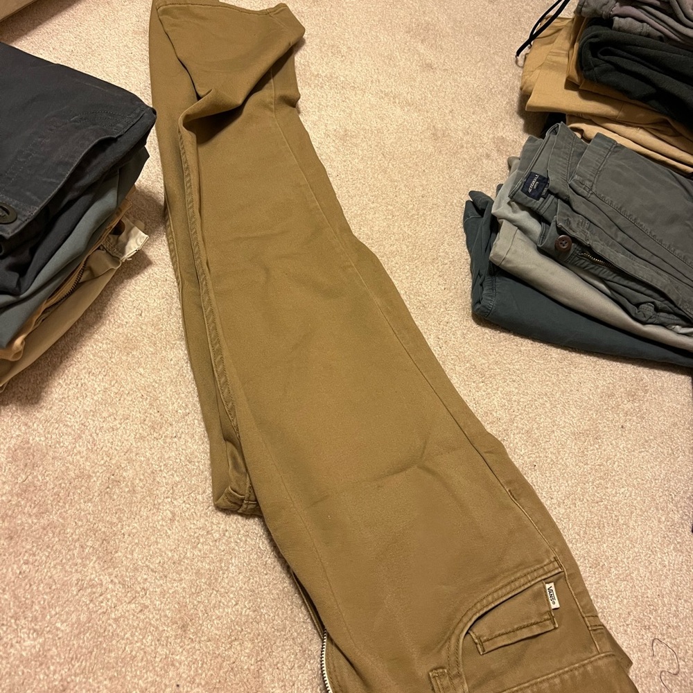 MENS VANS KHAKI PANTS V56 STANDARD